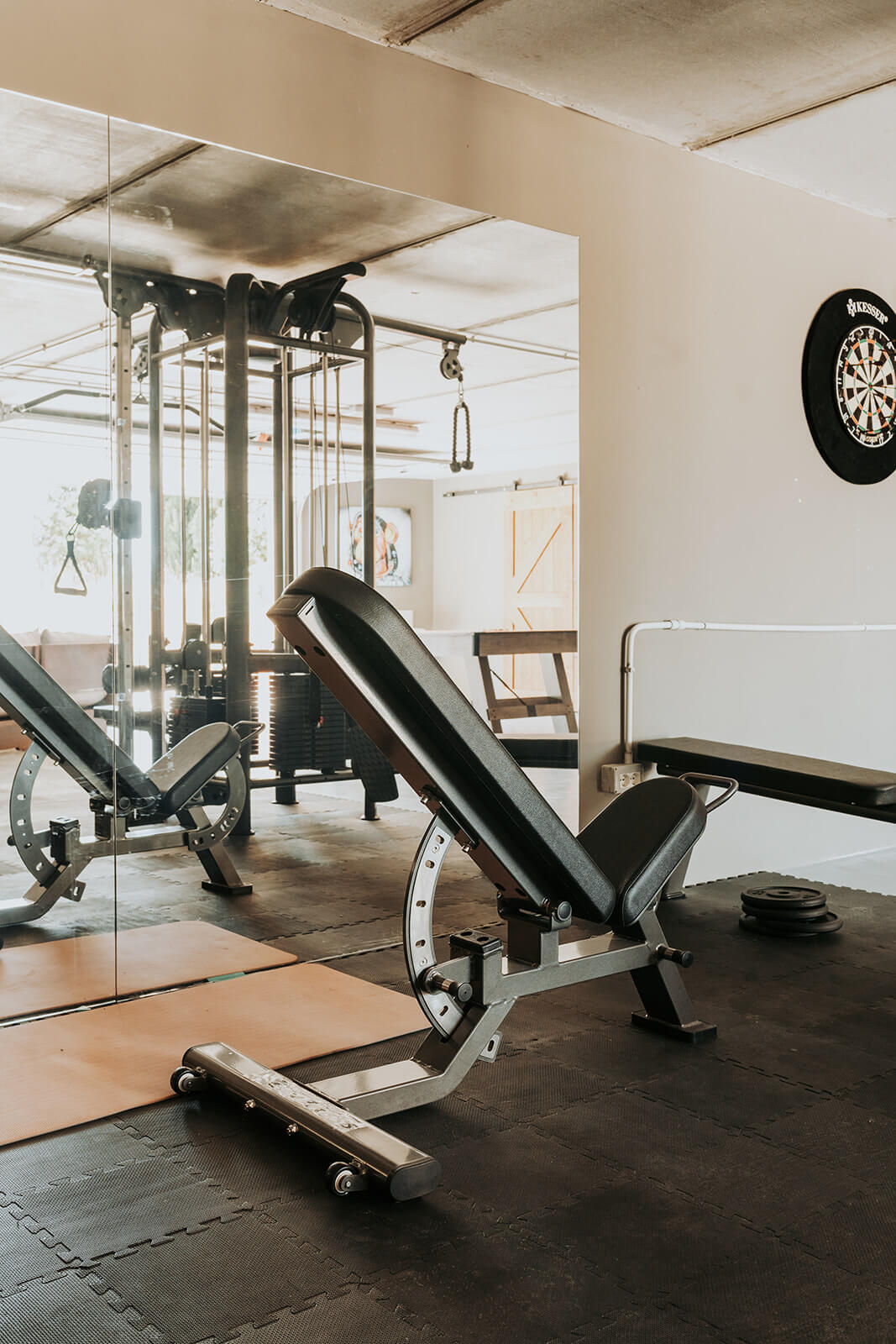 Image showing gym view of HOYE luxury villa